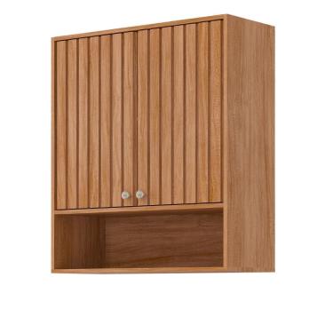 Imagem de Armario Aereo Ripado 2 Portas 80cm em MDF Divina MGM