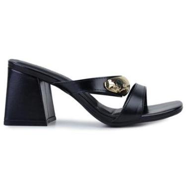 Imagem de Tamanco Feminino Bebecê Preto - T6030-Feminino