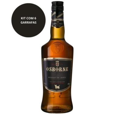 Imagem de Conhaque Brandy De Jerez Osborne 700ml Kit Com 6 Garrafas