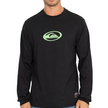 Imagem de Camiseta Quiksilver ML Domed Logo Flaming Heat WT26-Masculino