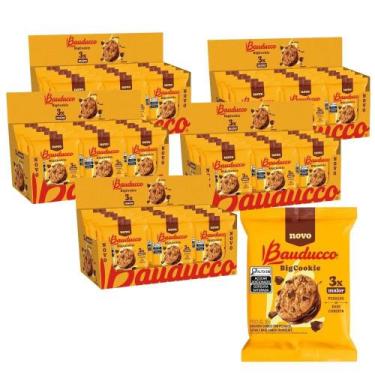 Imagem de Kit 5 Display Big Cookies Chocolate Bauducco 3x Maior - 75un - 11544, 