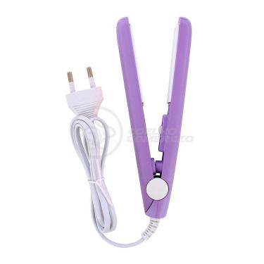 Imagem de Mini Chapinha Prancha Para Viagem 17cm Bivolt Roxo