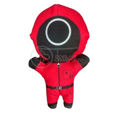 Imagem de Boneco De Pelucia Squid Game Round 6 Vermelho 26Cm