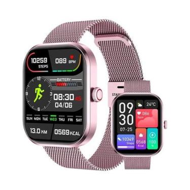 Imagem de Relógio Inteligente Feminino Com Tela Grande LIGE 2,01 Polegadas HD, M