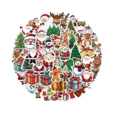 Imagem de Adesivos De Graffiti De Natal À Prova d'Água Para Bagagem, Caixa De So