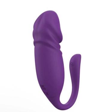 Imagem de Vibrador Massageador Feminono Vai e Vem Controle Por App - Vbrante