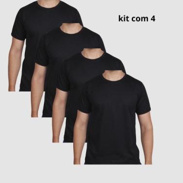 Imagem de Kit 4 Camisetas Unisex Dry Fit Academia Corrida Leve - Elisa Lucas, Pr