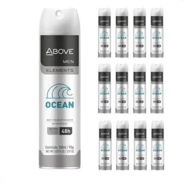 Imagem de Kit com 12 - Desodorante Above Men Elements Ocean 150ml
