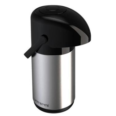Imagem de Garrafa Térmica Para Café Verona 0,6 ou 1 ou 1,8 Litros Unitermi Aço I