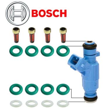 Imagem de Kit Reparo Bico Injetor Bosch Completo Viton Original - Seeds Automoti