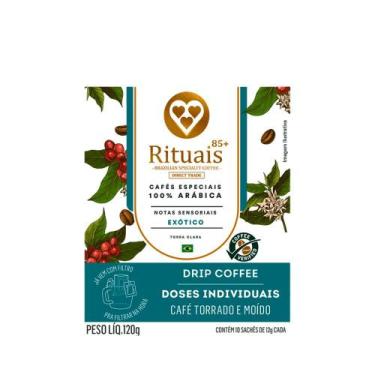 Imagem de Café Torrado e moído Drip Rituais 3 Corações - 120g