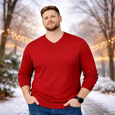 Imagem de Blusa Suéter Masculina Plus G1 G2 G3 Roupas Tamanho Grande - KantyLan,