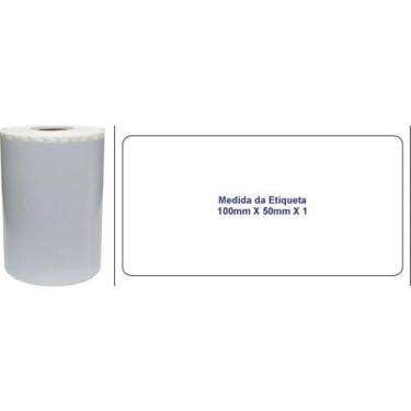 Imagem de Etiqueta Adesiva Couche 100X50MMX30M C/560ETIQ Rolo - Fitacrel