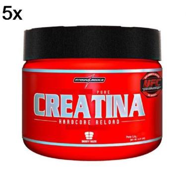 Imagem de Kit 5X Creatina Hardcore Reload IntegralMédica - 300g-Masculino