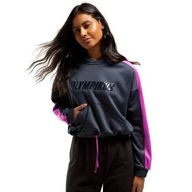 Imagem de Moletom Cropped Olympikus Feminino-Feminino