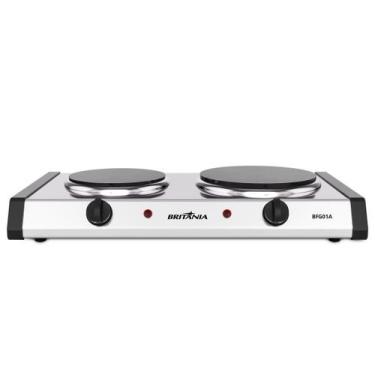 Imagem de Fogão Elétrico Britânia 2 Bocas Aço Inox BFG01A, 220V