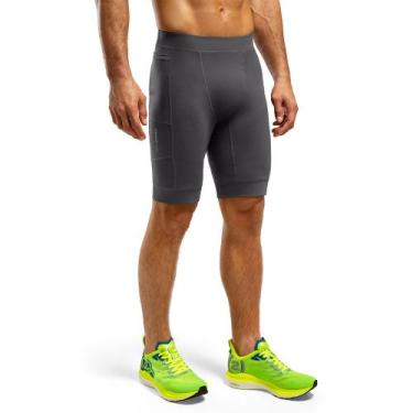 Imagem de Bermuda Flex Compression Olympikus Masculina, Cinza, GG