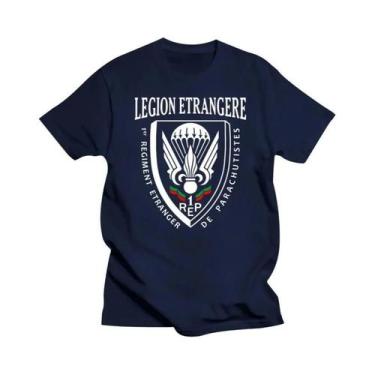 Imagem de Camiseta Masculina De Verão De Algodão Com Manga Curta E Gola Redonda,