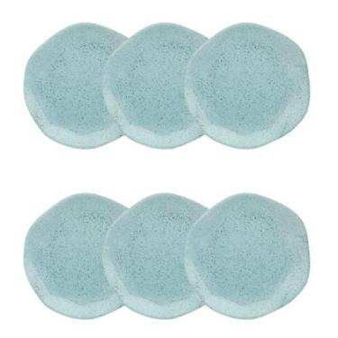 Imagem de Conjunto de 6 Pratos de Sobremesa Blue Bay Oxford