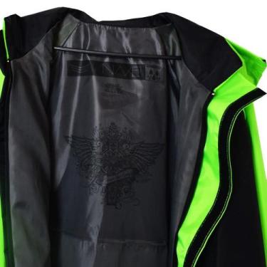 Imagem de Capa de Chuva Nave Verde Motoqueiro Nylon Moto Conjunto - FORCE, Verde