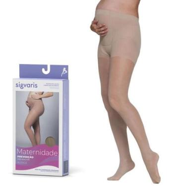 Imagem de Meia Calça Gestante Sigvaris Audace 120b 15-20 Mmhg Ponteira Fechada, 