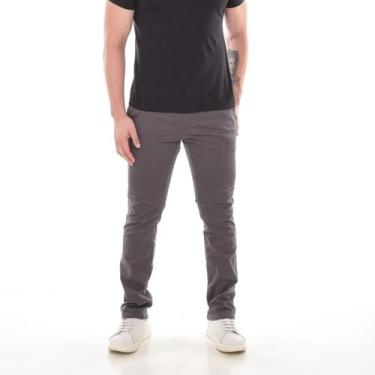 Imagem de Calça Masculina Alfaiaria Social Moda Casual Sport Fino - Black Jeans,