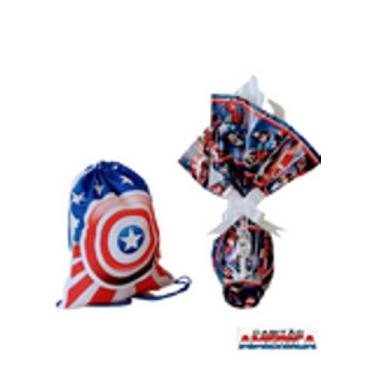Imagem de Ovo De Pascoa 250 Gramas Capitão America - Camafheus