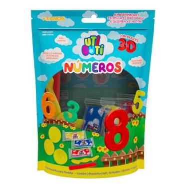 Imagem de Kit Massinha de Modelar Números - Uti Guti