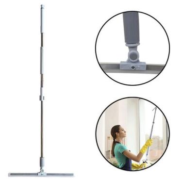 Imagem de Rodo De Silicone 50Cm Multifuncional Cabo Extensor 2 Estágios Raspador