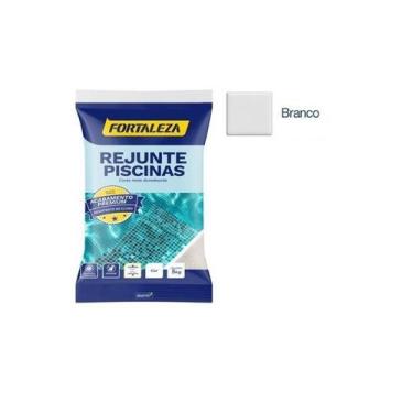 Imagem de Rejunte Para Saunas E Piscinas, Super Resistente Fortaleza 5kg, BRANCO