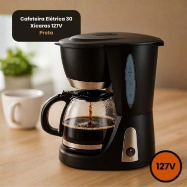 Imagem de Cafeteira Elétrica 30 Xícaras 127V - Preta - STARTOOLS, 110V