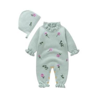 Imagem de Conjuntos De Roupas Para Bebês Meninas Recém-Nascidas Com Macacões Flo