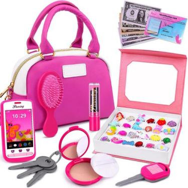 Imagem de Bolsa de Brinquedos GJZZ para Meninas - Com Acessórios e Maquiagem de 
