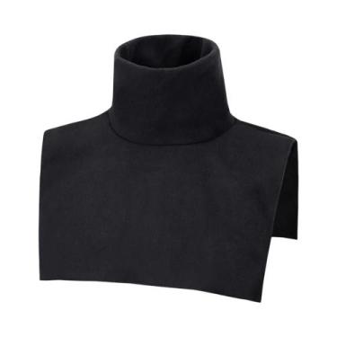 Imagem de Cachecol Térmico Preto À Prova De Vento Para Motociclismo, Esqui E Cam
