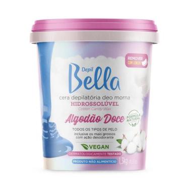 Imagem de Cera Quente Depilatória Hidrossolúvel Algodão Doce Depil Bella