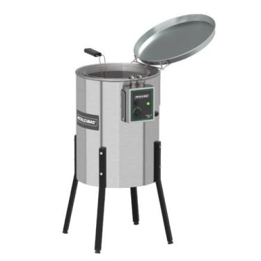 Imagem de Fritadeira Elétrica Painel Lateral Zona Fria CP TFOE 25L Metalcubas Vo