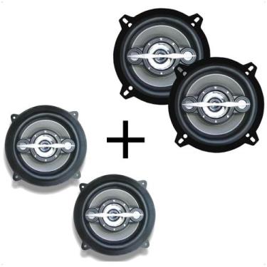 Imagem de COMP Kit Par Alto Falantes 5 Pol. Quadriaxial 70WRms 140W RMS Leson + 