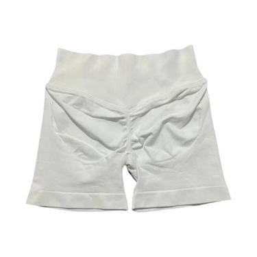 Imagem de Shorts De Yoga E Corrida Femininos De Cintura Alta Sem Costura, Elásti