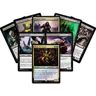 Imagem de 25 cartas mágicas zumbi lote - 3 raros/míticos, mais de 25 comuns/incomuns e folhas!