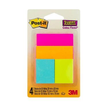 Imagem de Post It Flags Papel Cascata 195F 76X15Mm 3M