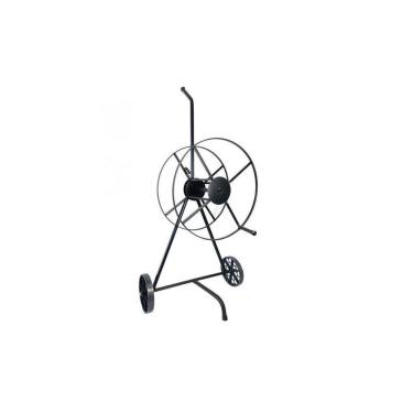 Imagem de Suporte Enrolador De Mangueira Com Carrinho 94x38x25cm