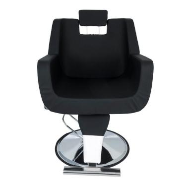 Imagem de Cadeira Hidráulica Reclinável Barbeiro Salão Pelegrin PEL-9313 Preto