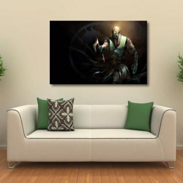 Imagem de Quadro decorativo Mortal Kombat  B com Tela em Tecido