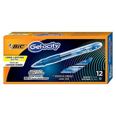 Imagem de Gel-ocity Retractable Gel Pen, Medium Point (0.7 mm), Blue, 12-Count, 1 Pack
