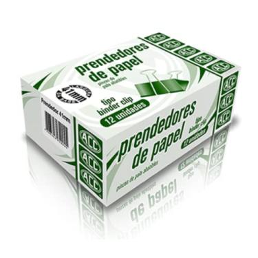 Imagem de ACC - PRENDEDOR PAPEL 41mm Acopreto Caixa Cartão 12 unidades - (I)