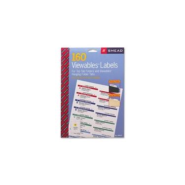 Imagem de Etiquetas do sistema de etiquetagem visível, 160/PK, branco Qtd: 24