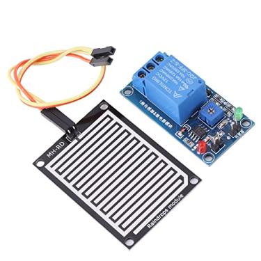 Imagem de DC 12V Folha Umidade Sensor de Chuva Relé Controlador de Umidade Módulo Detector de Clima Módulo de Rega Automática