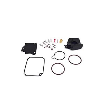 Imagem de Kit de reparo de carburador de motor de barco com flutuador 67F-W0093-00 804346T 1 02 9-37512 para Yamaha Mariner Mercury Mercruiser Quicksilver 75hp-80hp-90hp-100hp motor de 4 tempos