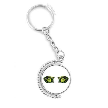 Imagem de Anel giratório para decoração de olho de monstro de animal de desenho animado acessórios de disco clipe de corrente, Multicor