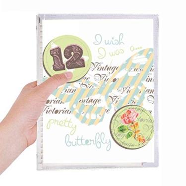 Imagem de Carimbos e cadernos de borboleta, folhas soltas, recarregáveis, diário de papelaria